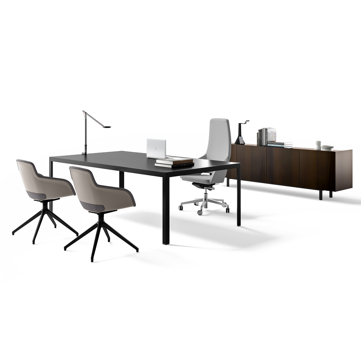 Sinetica Frame Executive Desk - Bushell Interiors