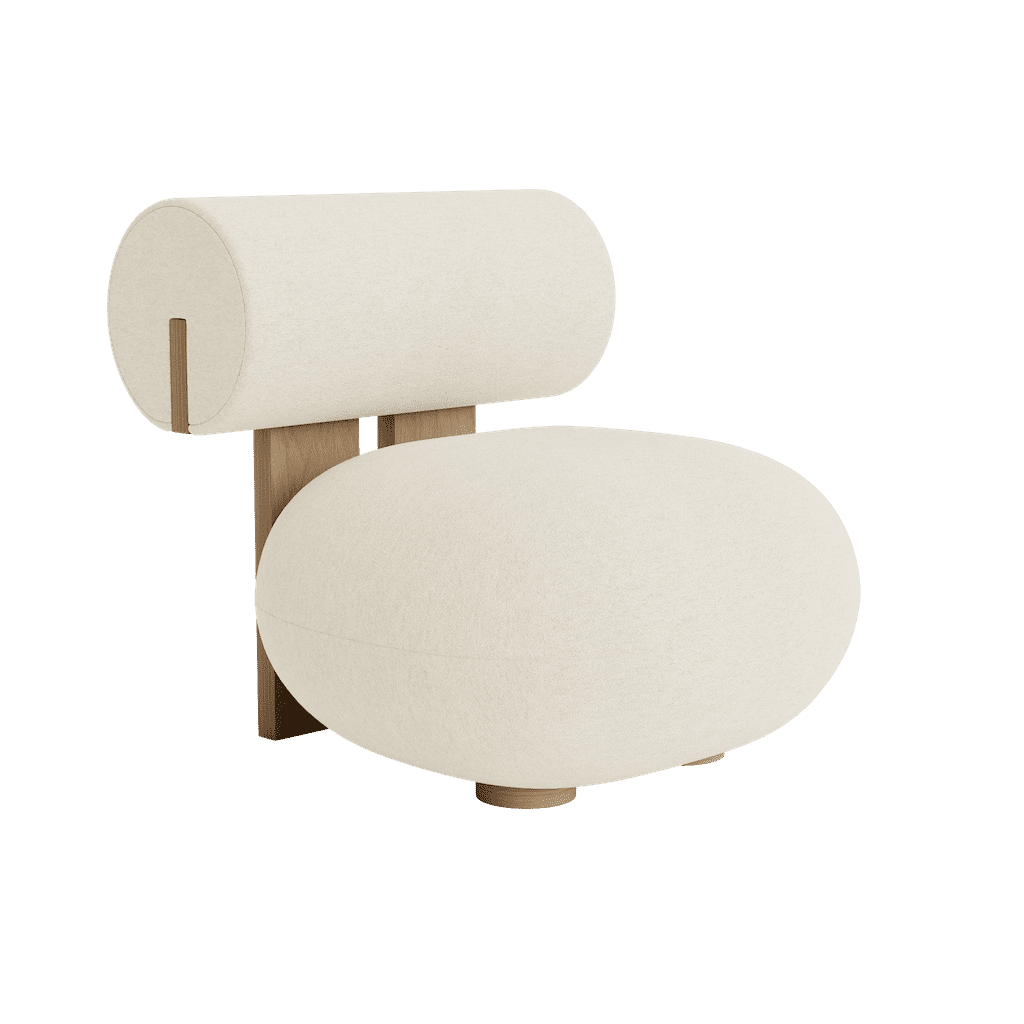 Norr11 Hippo Lounge Chair Wood